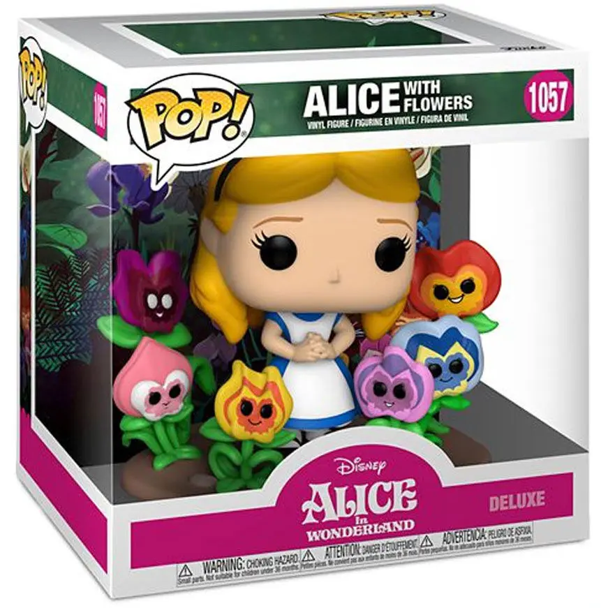 Alice in Wonderland POP! Deluxe Vinyl Figure Alice w/Flowers 10 cm product photo