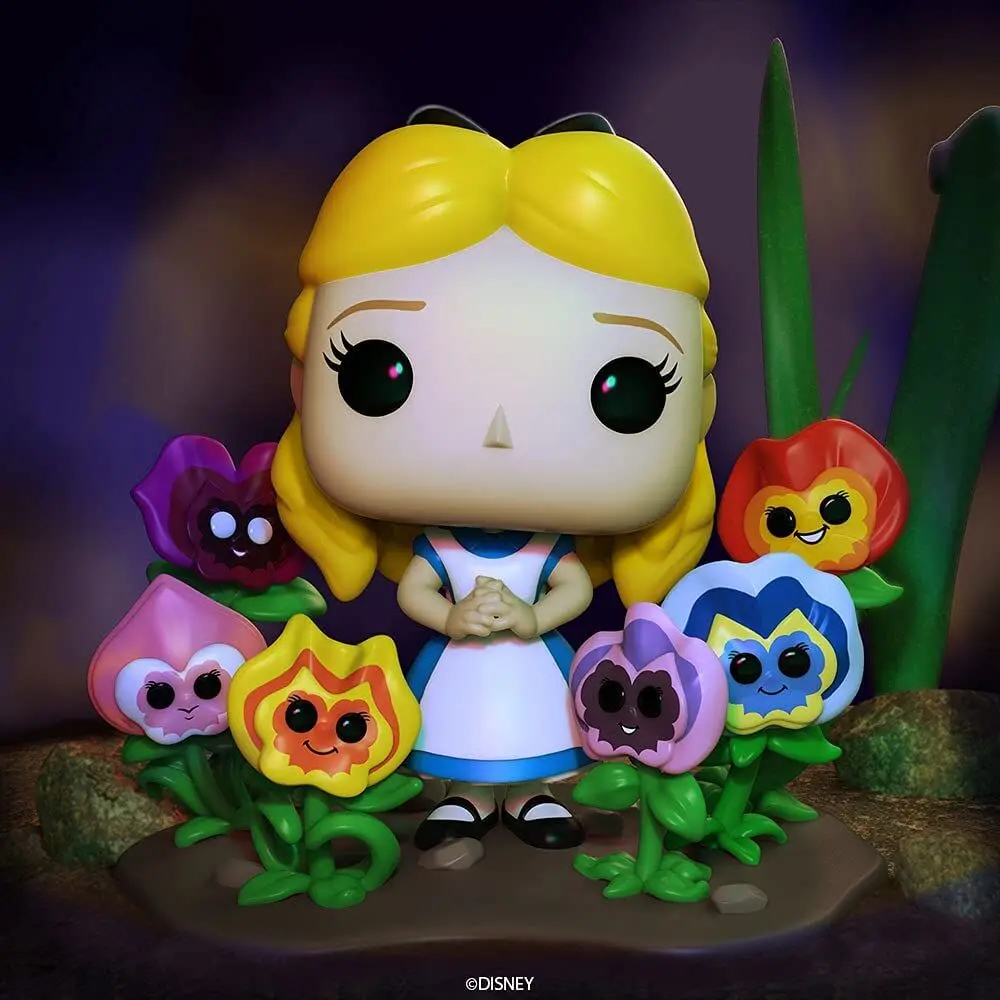 Alice in Wonderland POP! Deluxe Vinyl Figure Alice w/Flowers 10 cm product photo