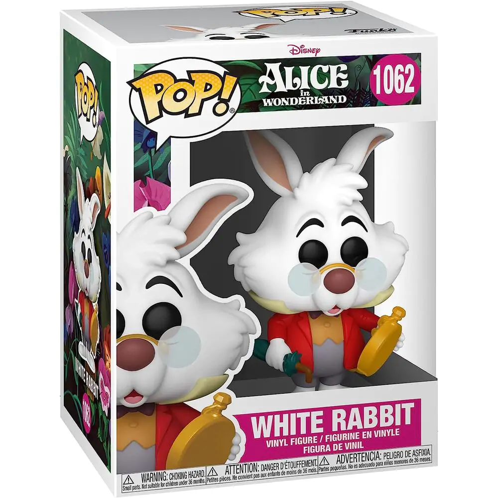 Alice in Wonderland POP! Disney Vinyl Figure White Rabbit w/Watch 9 cm product photo