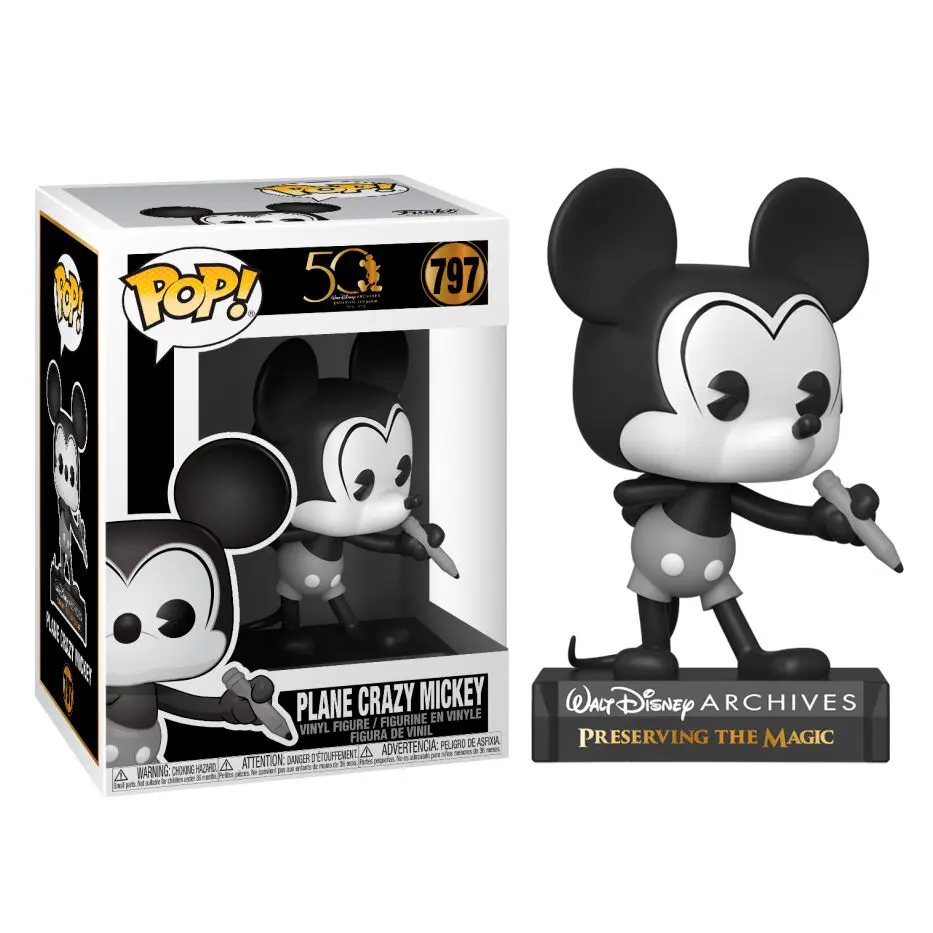 Mickey Mouse POP! Disney Archives Vinyl Figure Mickey Mouse (B&amp;W) 9 cm product photo