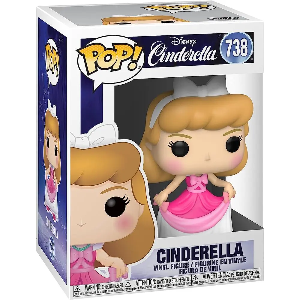 Cinderella POP! Vinyl Figure Cinderella (Pink Dress) 9 cm termékfotó