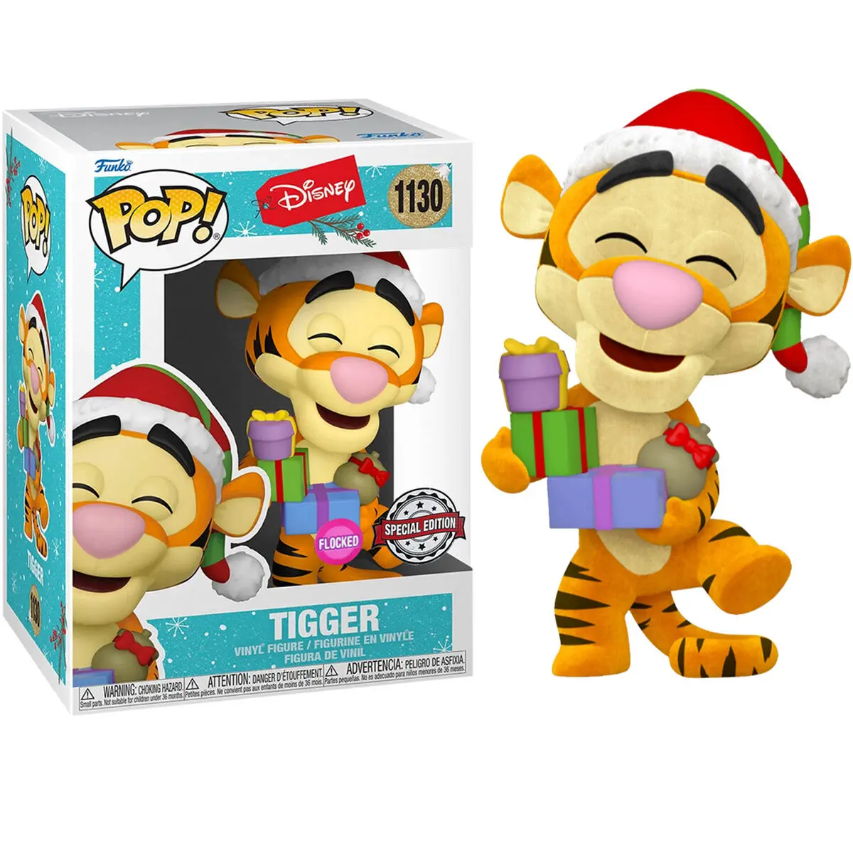 Winnie the Pooh POP! Disney Vinyl Figure Tigger (Flocked) 9 cm product photo