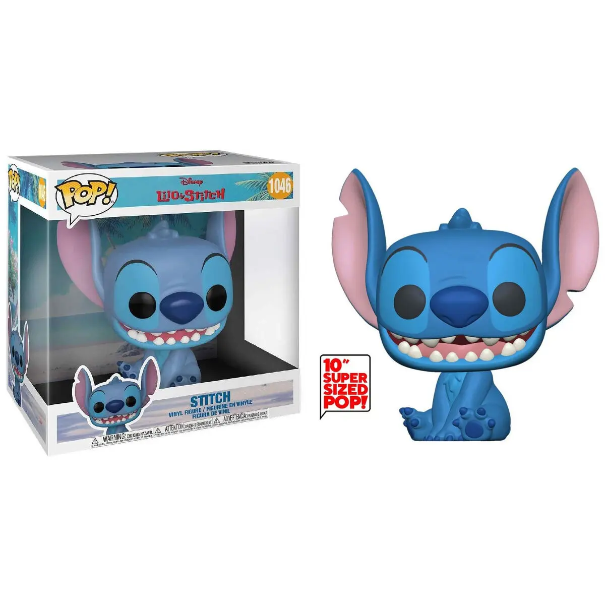 Lilo & Stitch Super Sized Jumbo POP! Games Vinyl Figure Stitch 25 cm termékfotó