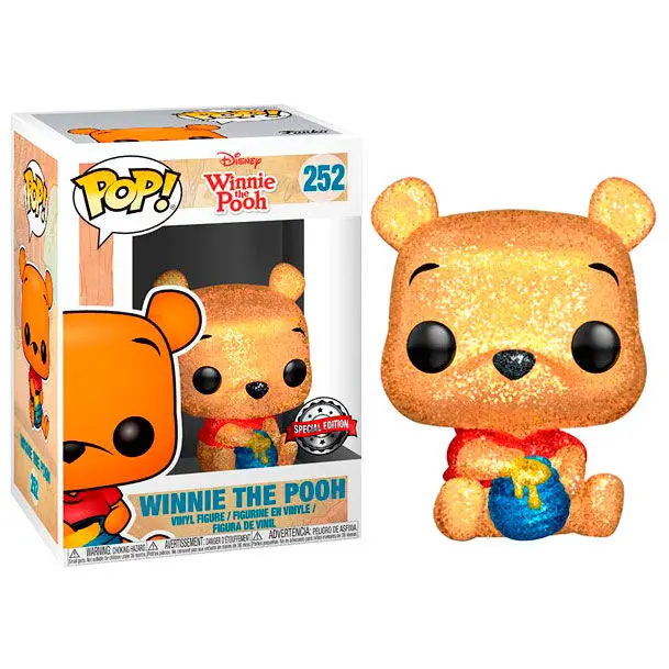 POP figure Disney Winnie the Pooh Seated Pooh Glitter Exclusive product photo