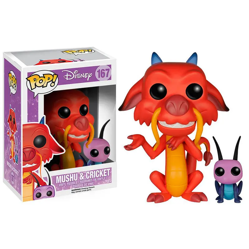 Mulan POP! Disney Vinyl Figure Mushu & Cri-Kee 7 cm product photo