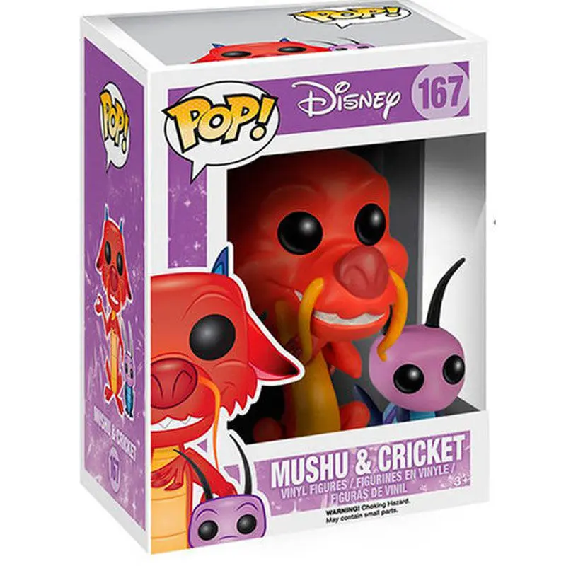 Mulan POP! Disney Vinyl Figure Mushu & Cri-Kee 7 cm product photo