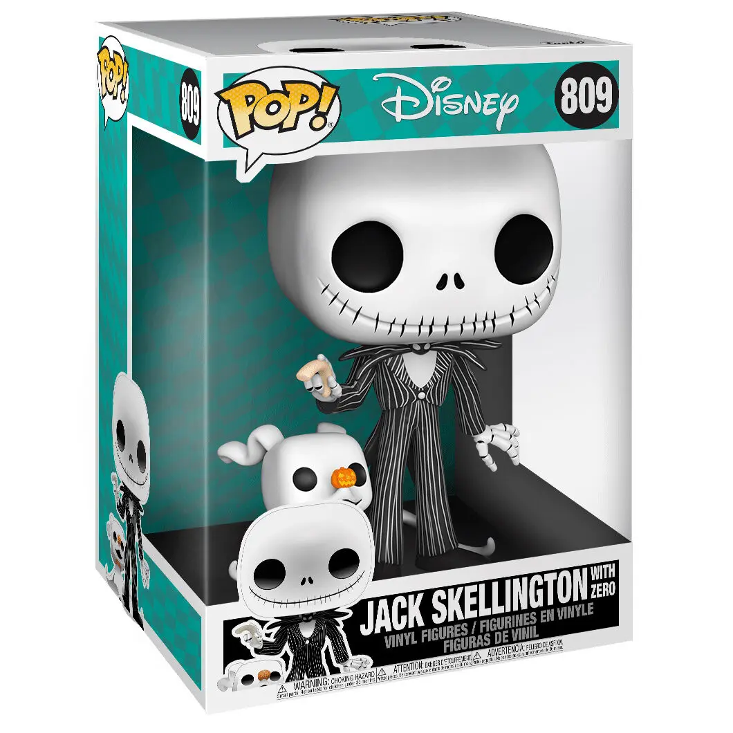 POP figure Disney Nightmare Before Christmas Jack With Zero 25cm Exclusive product photo