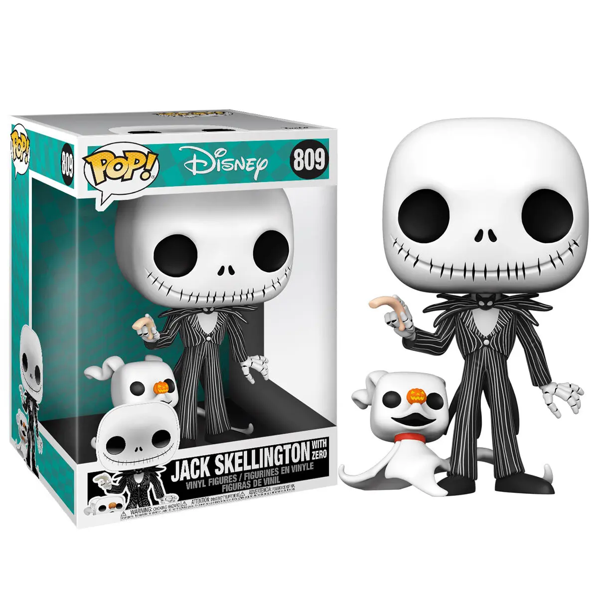 POP figure Disney Nightmare Before Christmas Jack With Zero 25cm Exclusive product photo
