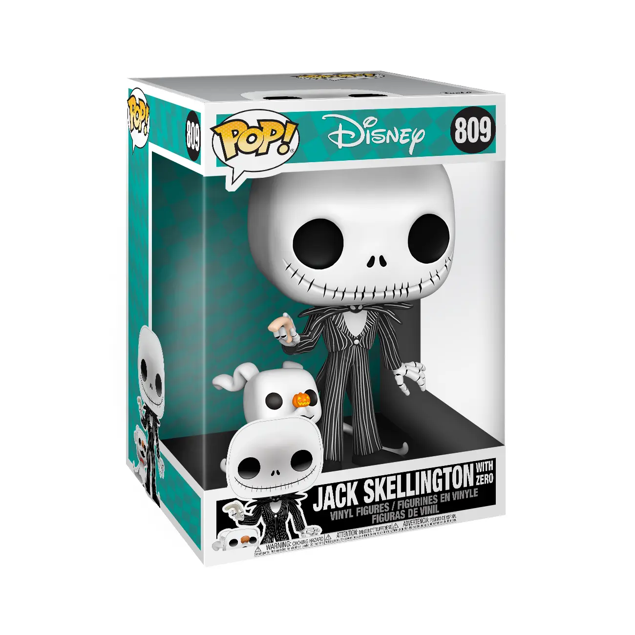 POP figure Disney Nightmare Before Christmas Jack with Zero 25cm product photo