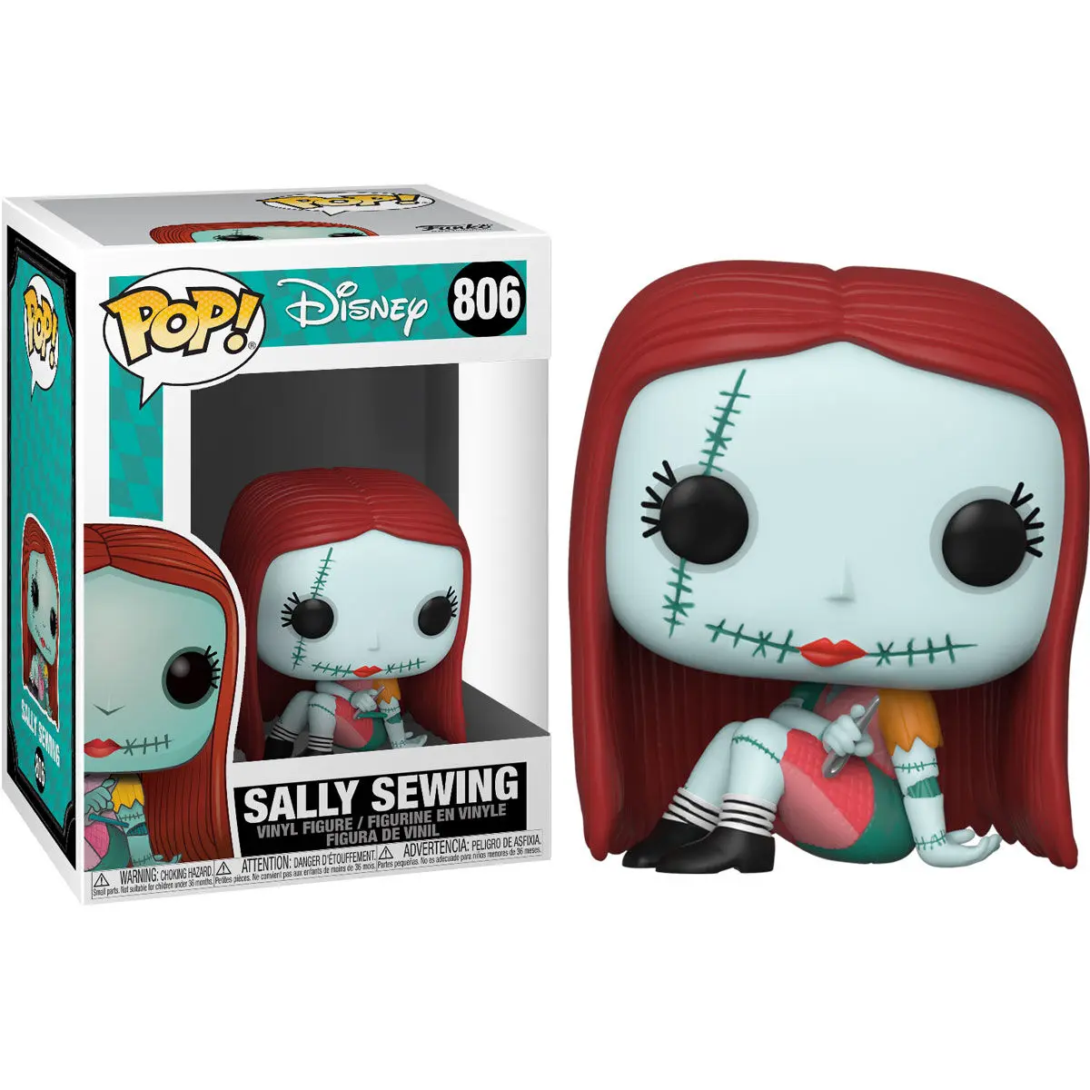 Nightmare before Christmas POP! Disney Vinyl Figure Sally Sewing 9 cm termékfotó