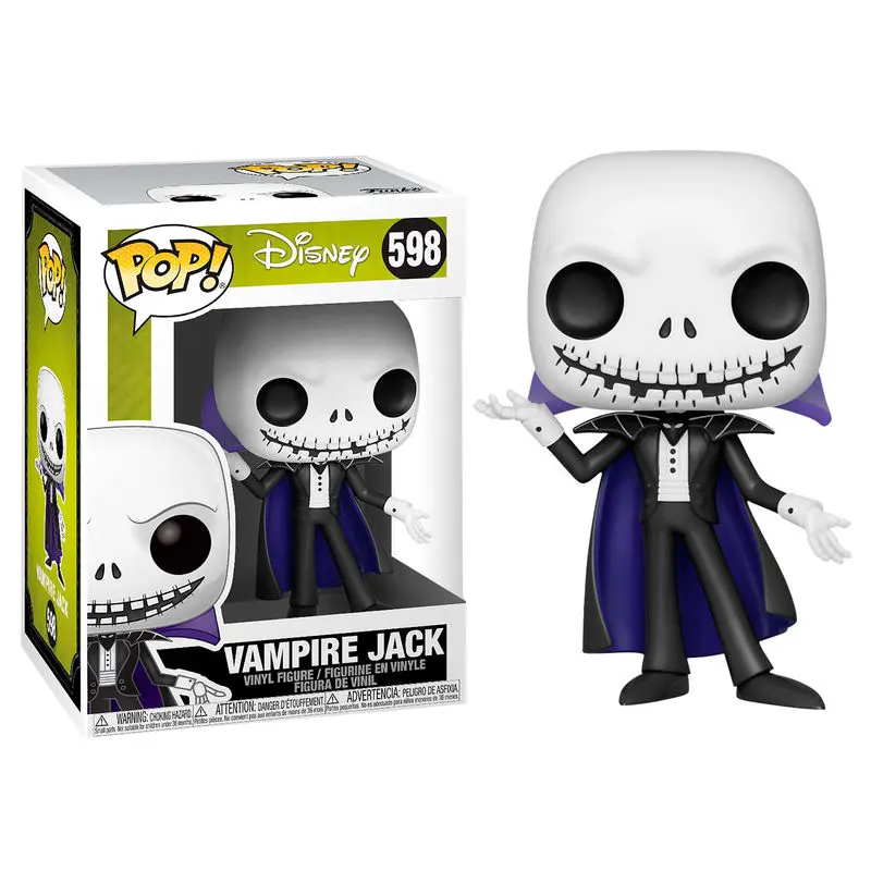 Nightmare before Christmas POP! Movies Vinyl Figure Vampire Jack 9 cm product photo