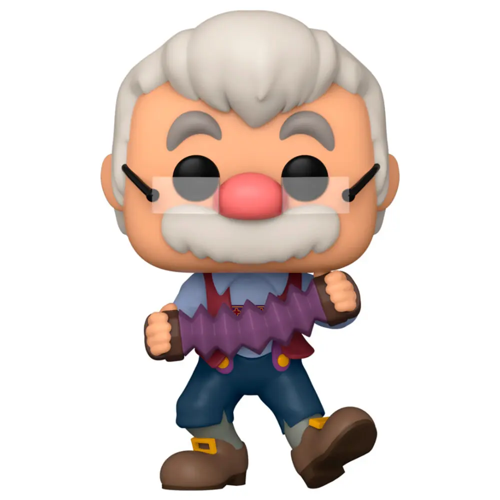 Pinocchio 80th Anniversary POP! Disney Vinyl Figure Geppetto W/Accrdion 9 cm product photo