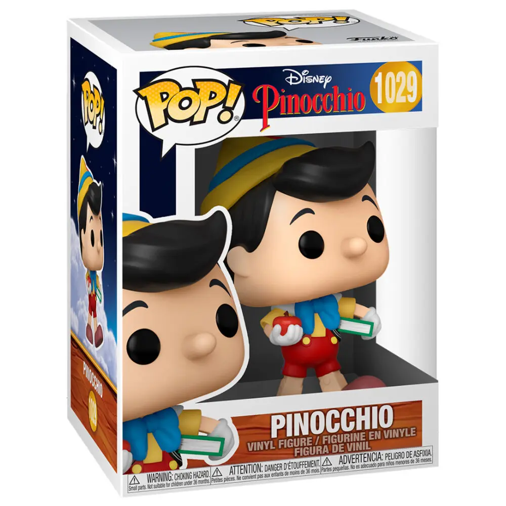 Pinocchio 80th Anniversary POP! Disney Vinyl Figure School Bound Pinocchio 9 cm termékfotó