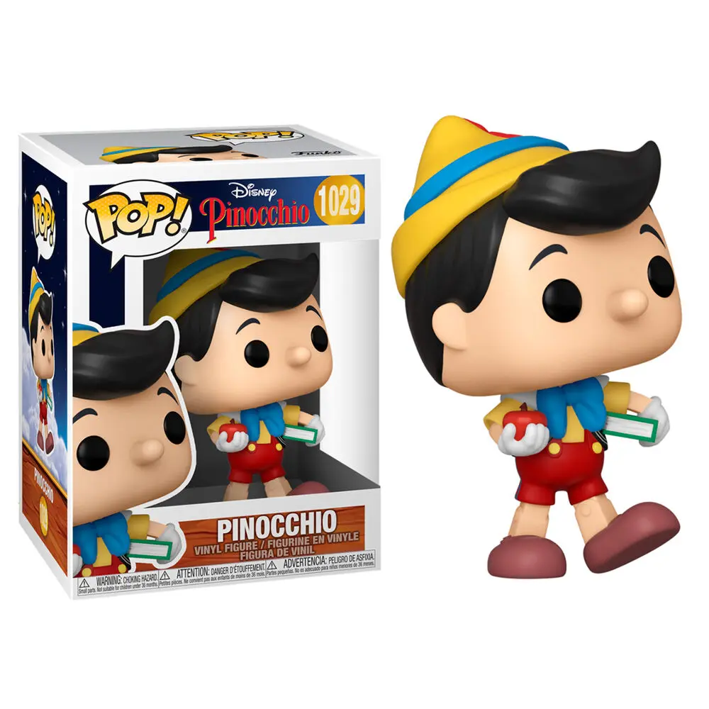 Pinocchio 80th Anniversary POP! Disney Vinyl Figure School Bound Pinocchio 9 cm termékfotó