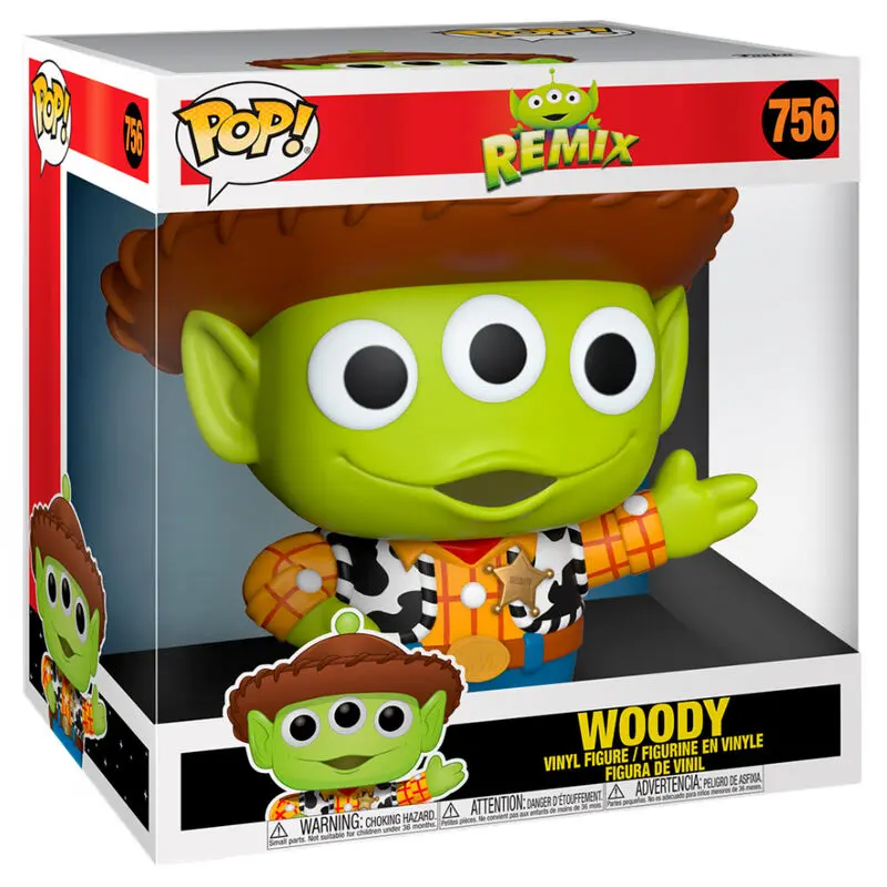 POP figure Disney Pixar Alien Remix Woody 25cm product photo