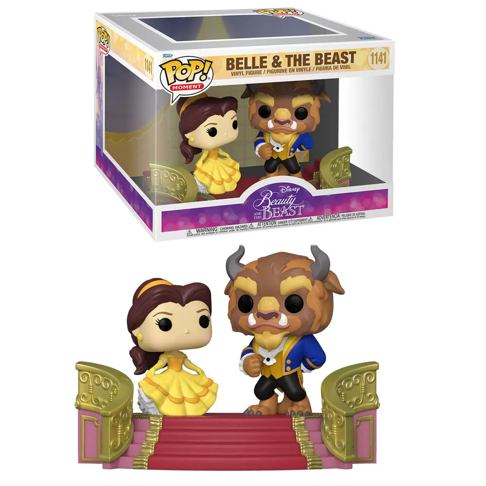 Beauty and the Beast POP Moment! Vinyl Figures 2-Pack Formal Belle &amp; Beast 9 cm product photo