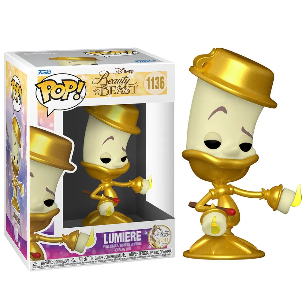 Beauty and the Beast POP! Movies Vinyl Figure Lumiere 9 cm termékfotó