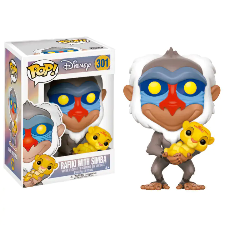 The Lion King POP! Disney Vinyl Figure Rafiki & Simba 9 cm product photo