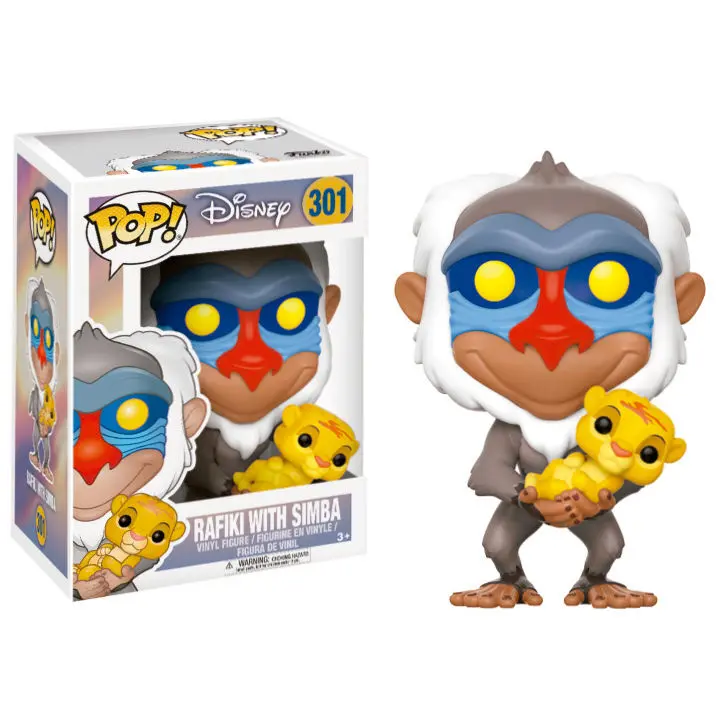 The Lion King POP! Disney Vinyl Figure Rafiki & Simba 9 cm termékfotó