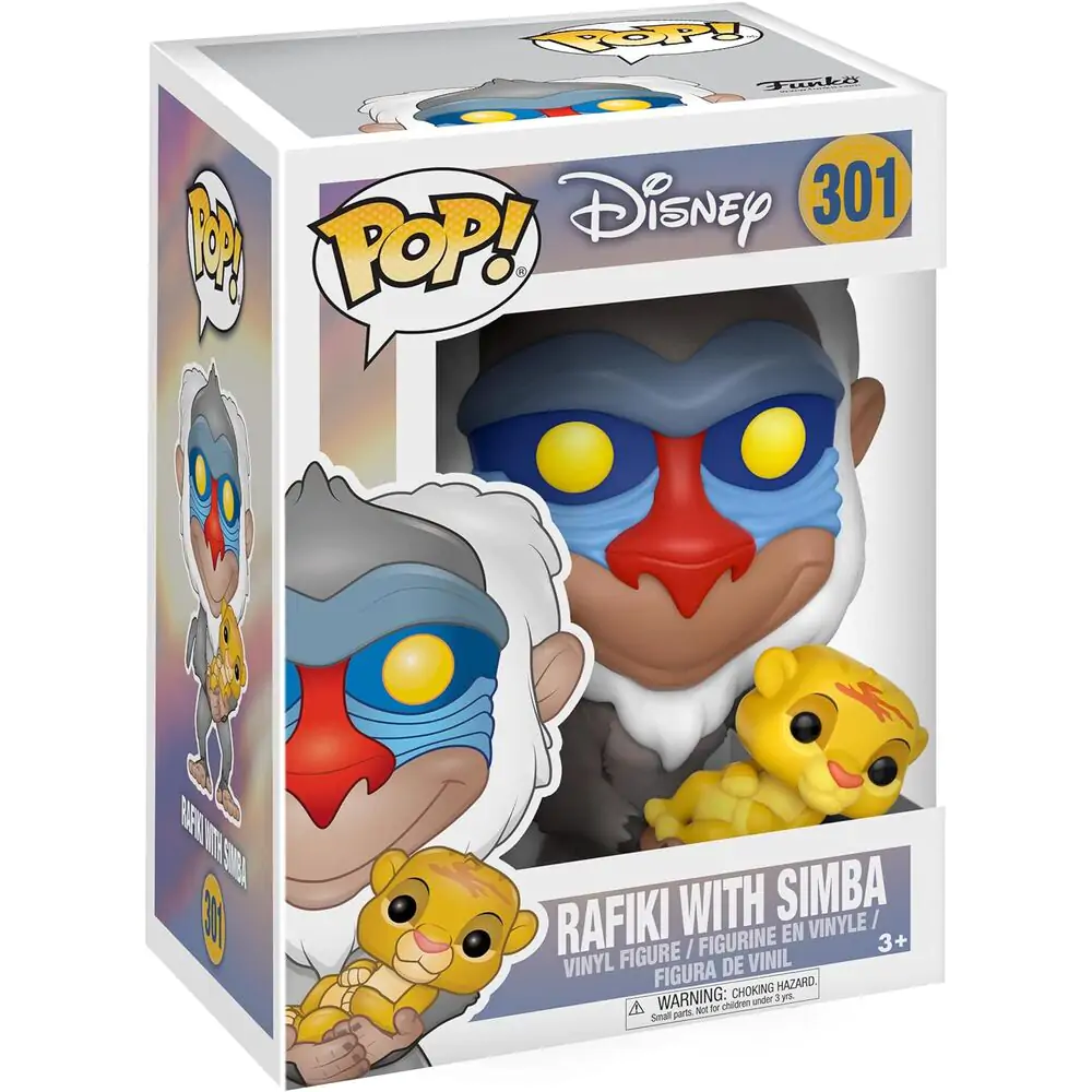 The Lion King POP! Disney Vinyl Figure Rafiki & Simba 9 cm product photo