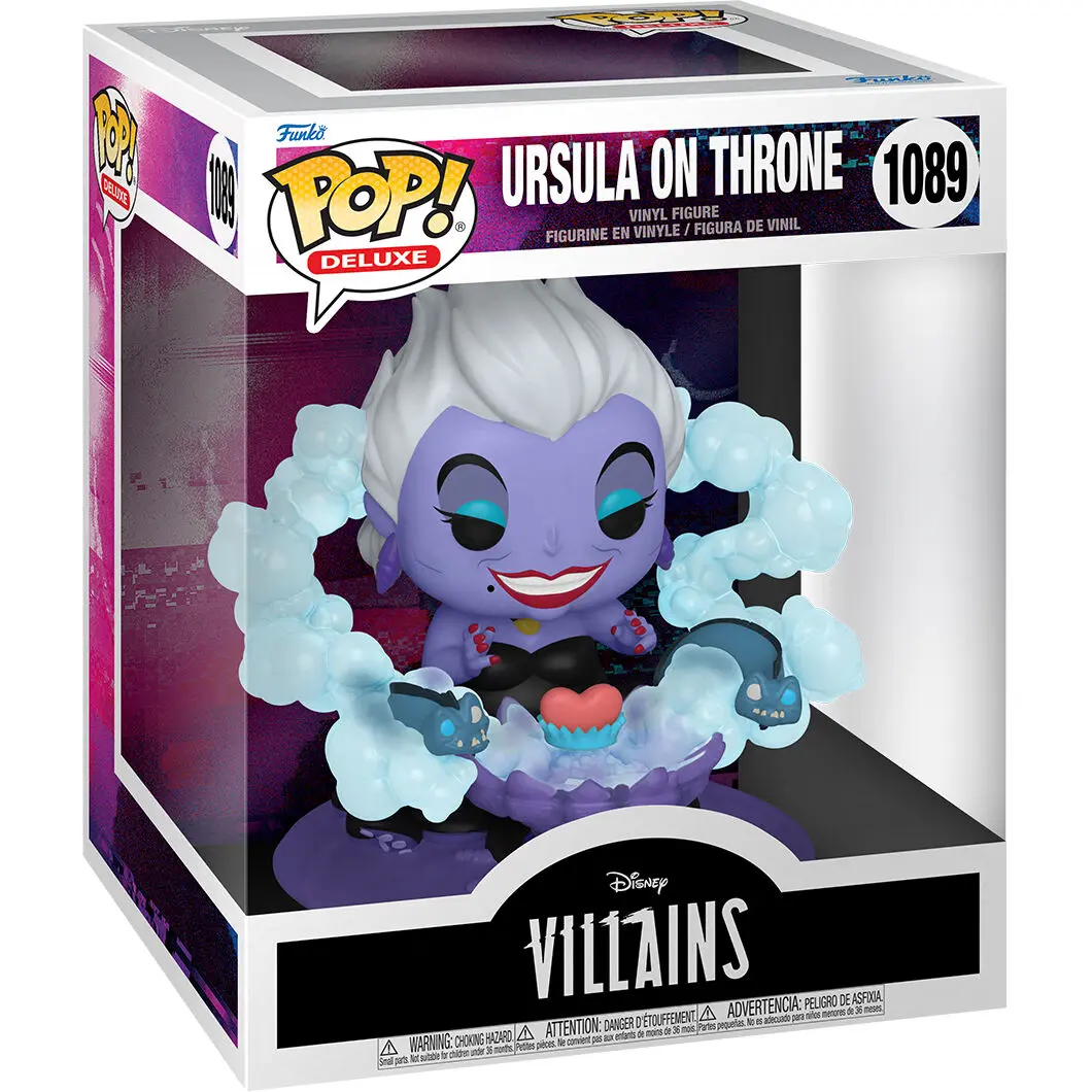 Disney POP! Deluxe Villains Vinyl Figure Ursula on Throne 9 cm termékfotó