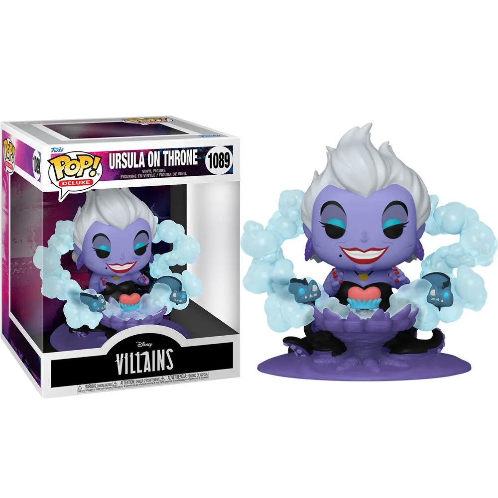 Disney POP! Deluxe Villains Vinyl Figure Ursula on Throne 9 cm termékfotó