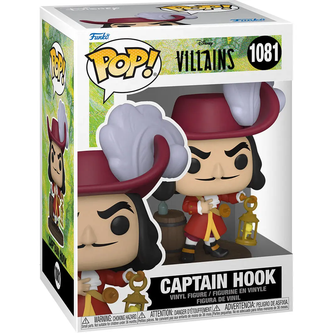 Disney: Villains POP! Disney Vinyl Figure Captain Hook 9 cm termékfotó