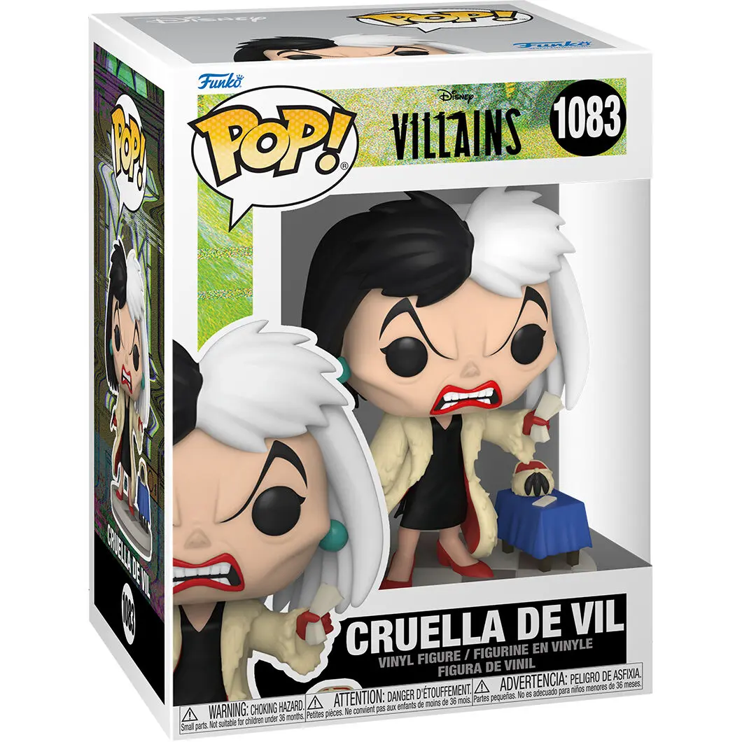 Disney: Villains POP! Disney Vinyl Figure Cruella de Vil 9 cm product photo