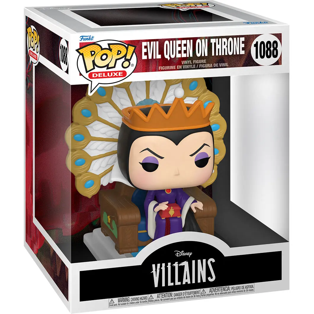 Disney POP! Deluxe Villains Vinyl Figure Evil Queen on Throne 9 cm termékfotó