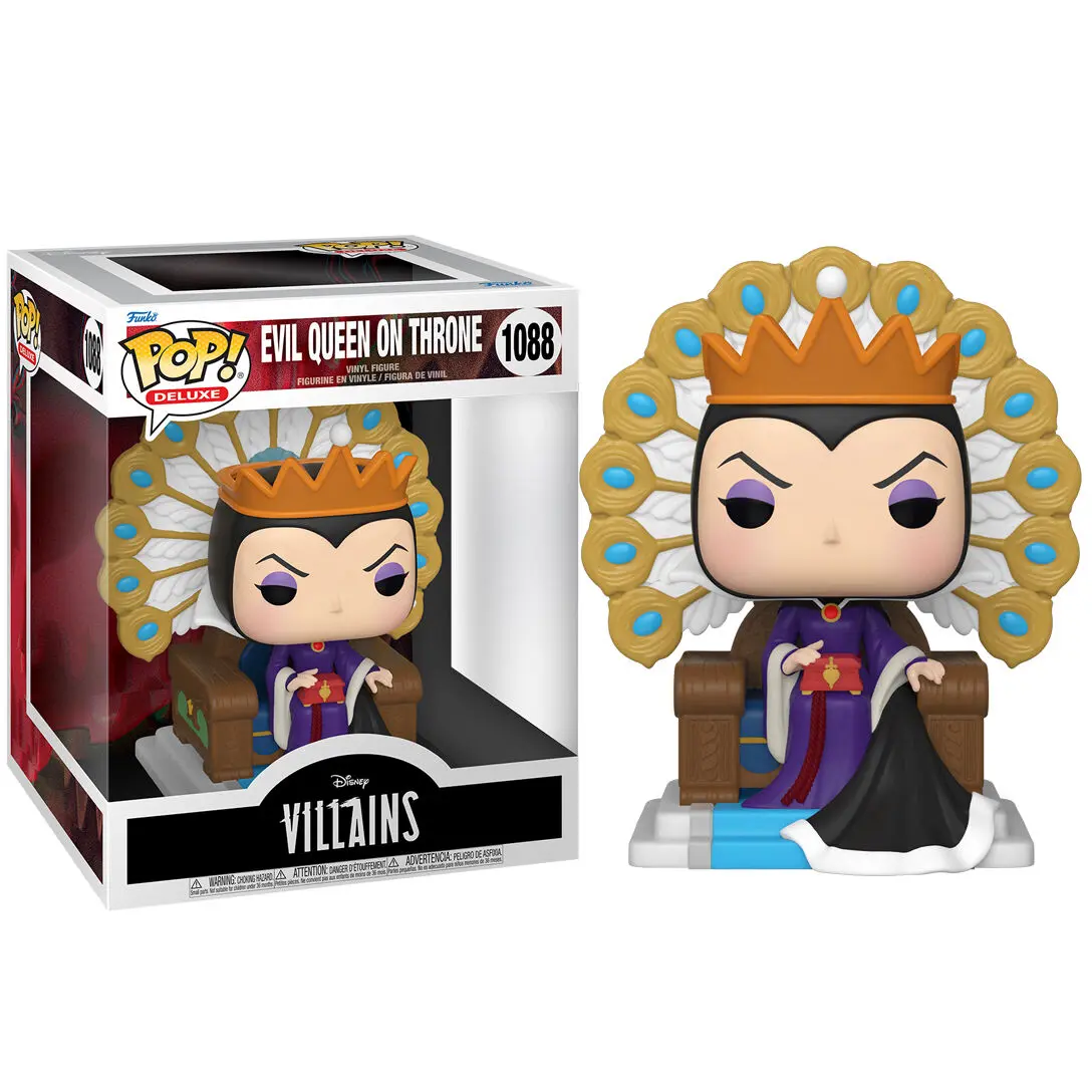 Disney POP! Deluxe Villains Vinyl Figure Evil Queen on Throne 9 cm product photo