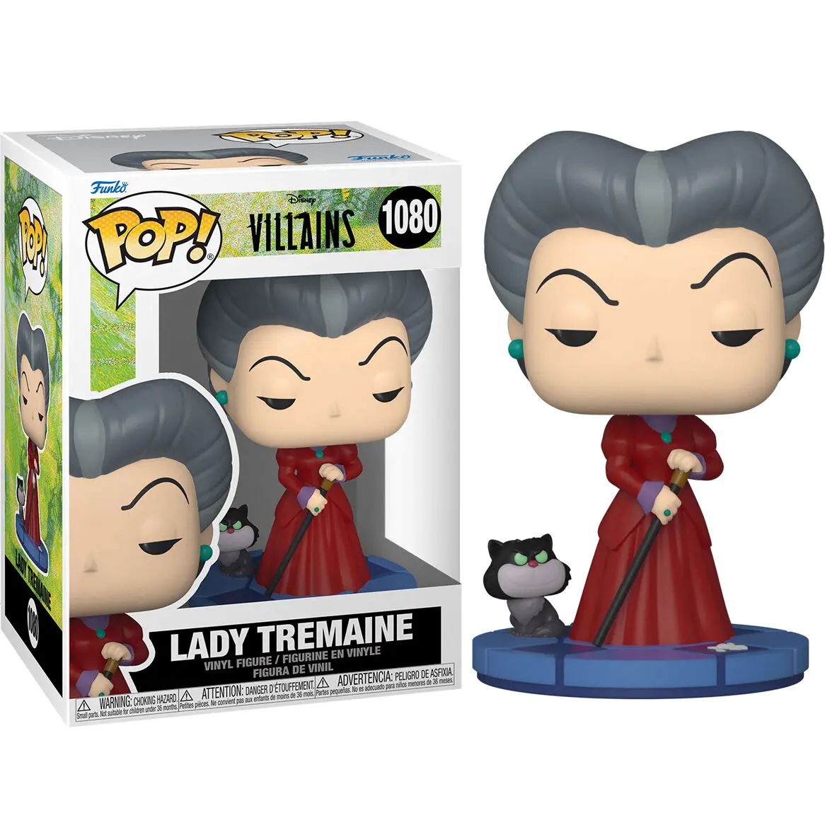 Disney: Villains POP! Disney Vinyl Figure Lady Tremaine 9 cm termékfotó