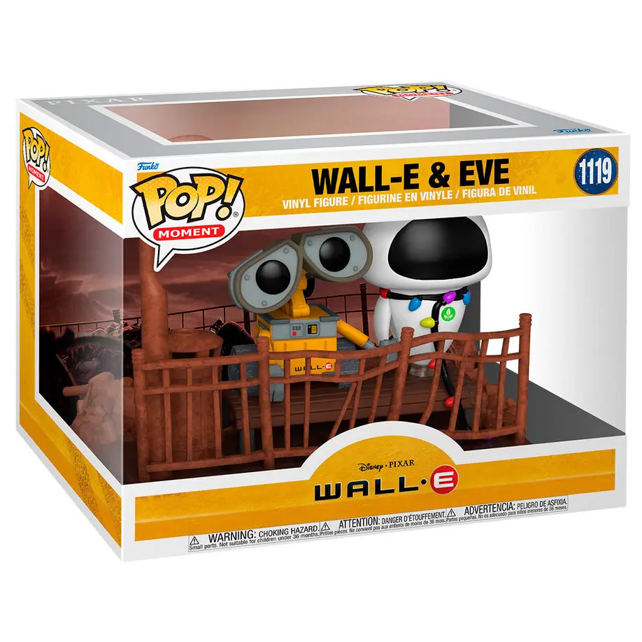 Wall-E POP Moment! Vinyl Figures 2-Pack Wall-E & Eve 9 cm product photo
