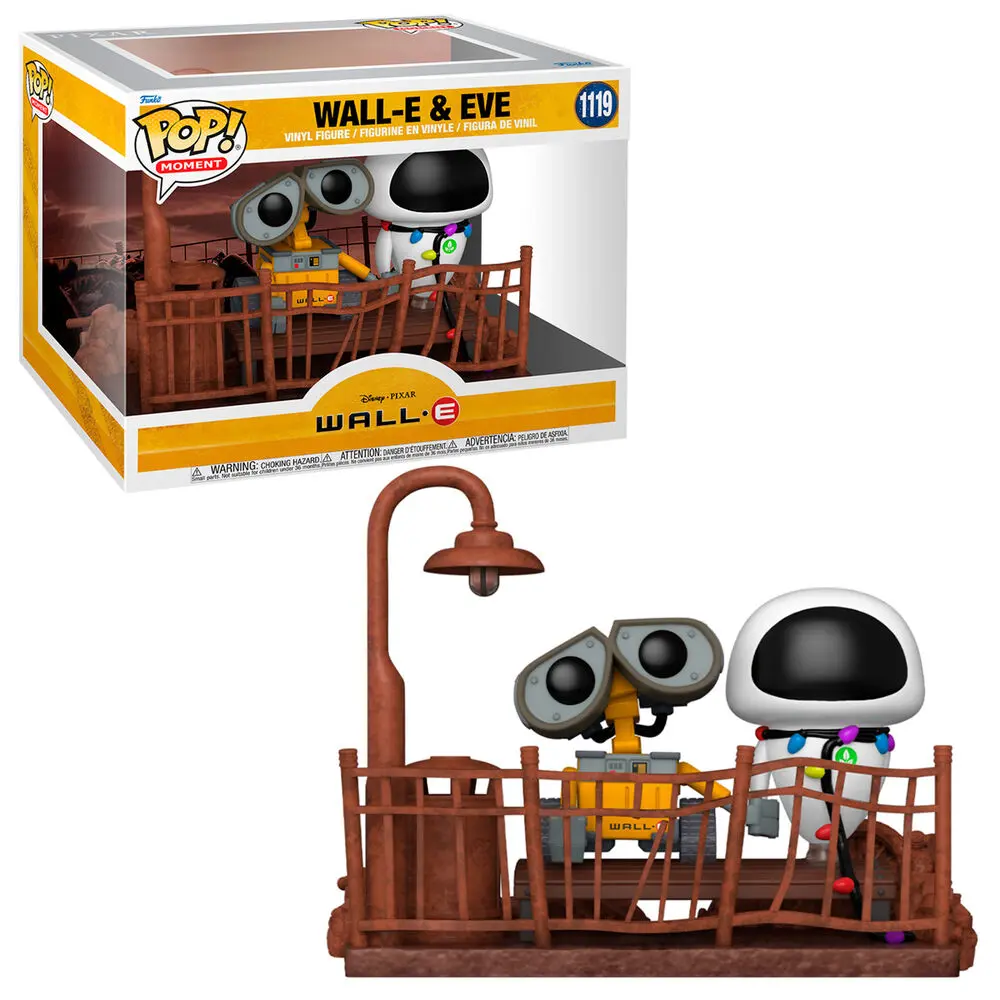 Wall-E POP Moment! Vinyl Figures 2-Pack Wall-E & Eve 9 cm product photo