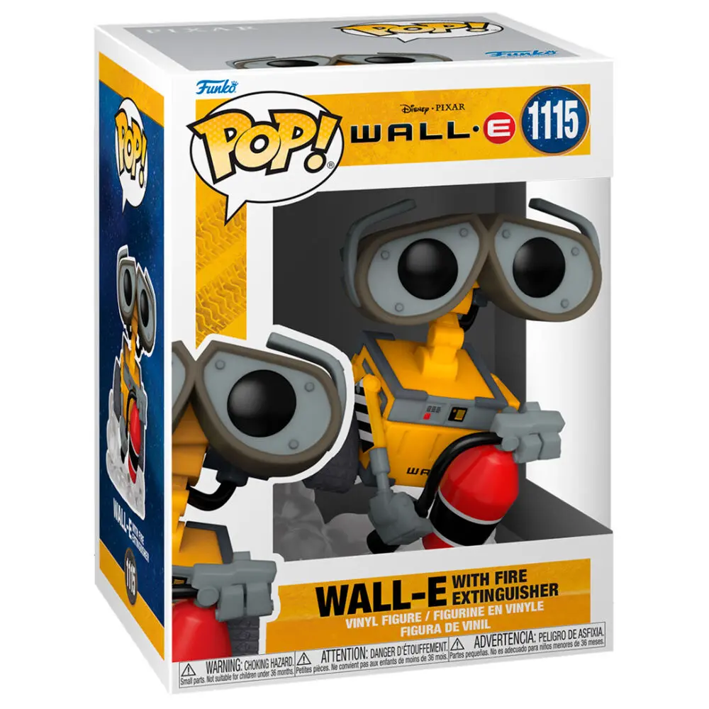 Wall-E POP! Movies Vinyl Figure Wall-E w/Fire Extinguisher 9 cm termékfotó