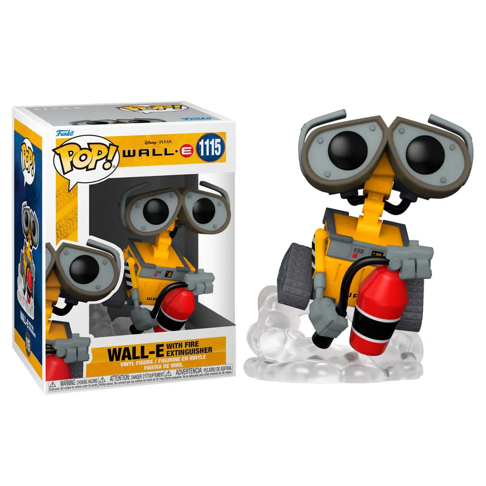 Wall-E POP! Movies Vinyl Figure Wall-E w/Fire Extinguisher 9 cm termékfotó