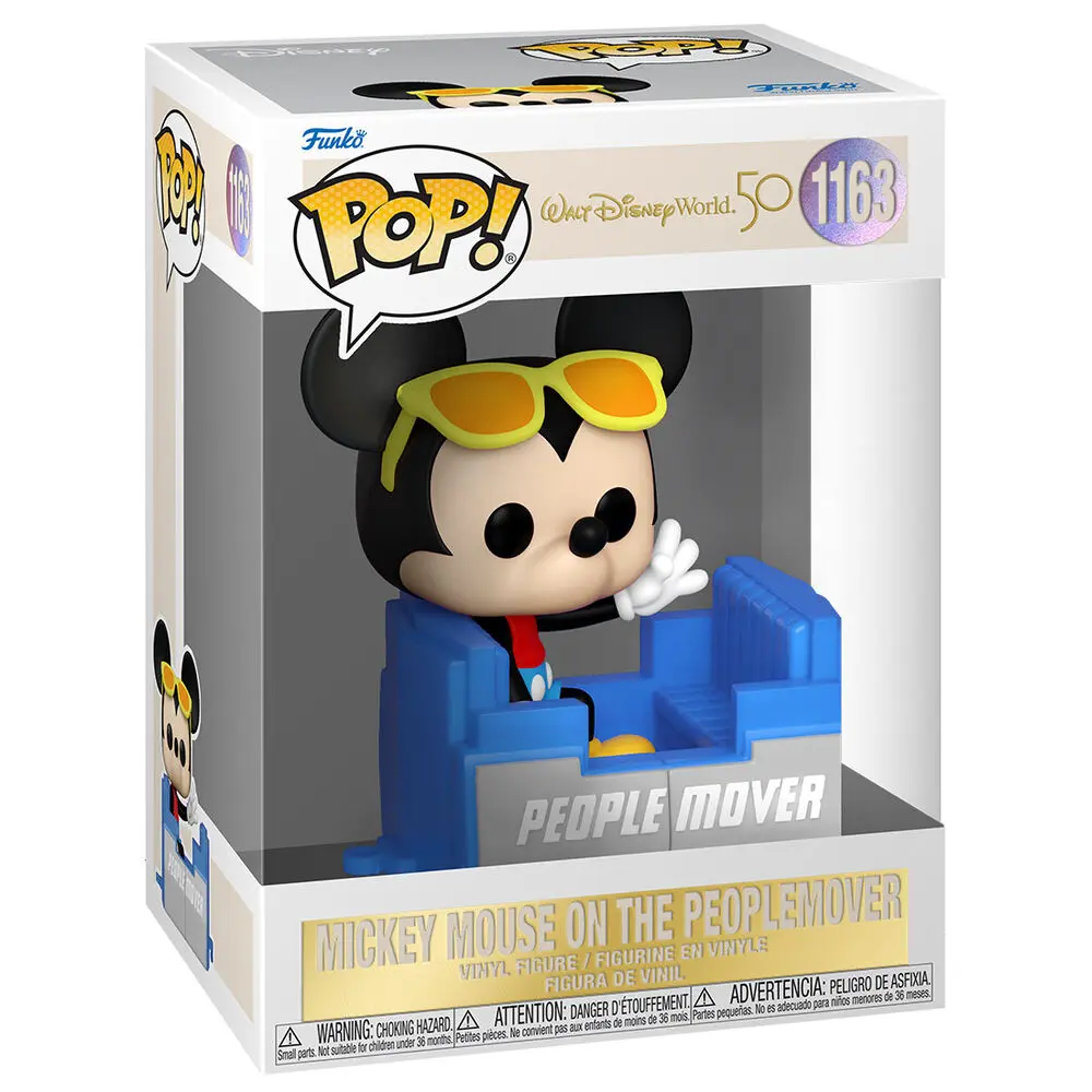Walt Disney Word 50th Anniversary POP! Disney Vinyl Figure People Mover Mickey 9 cm product photo