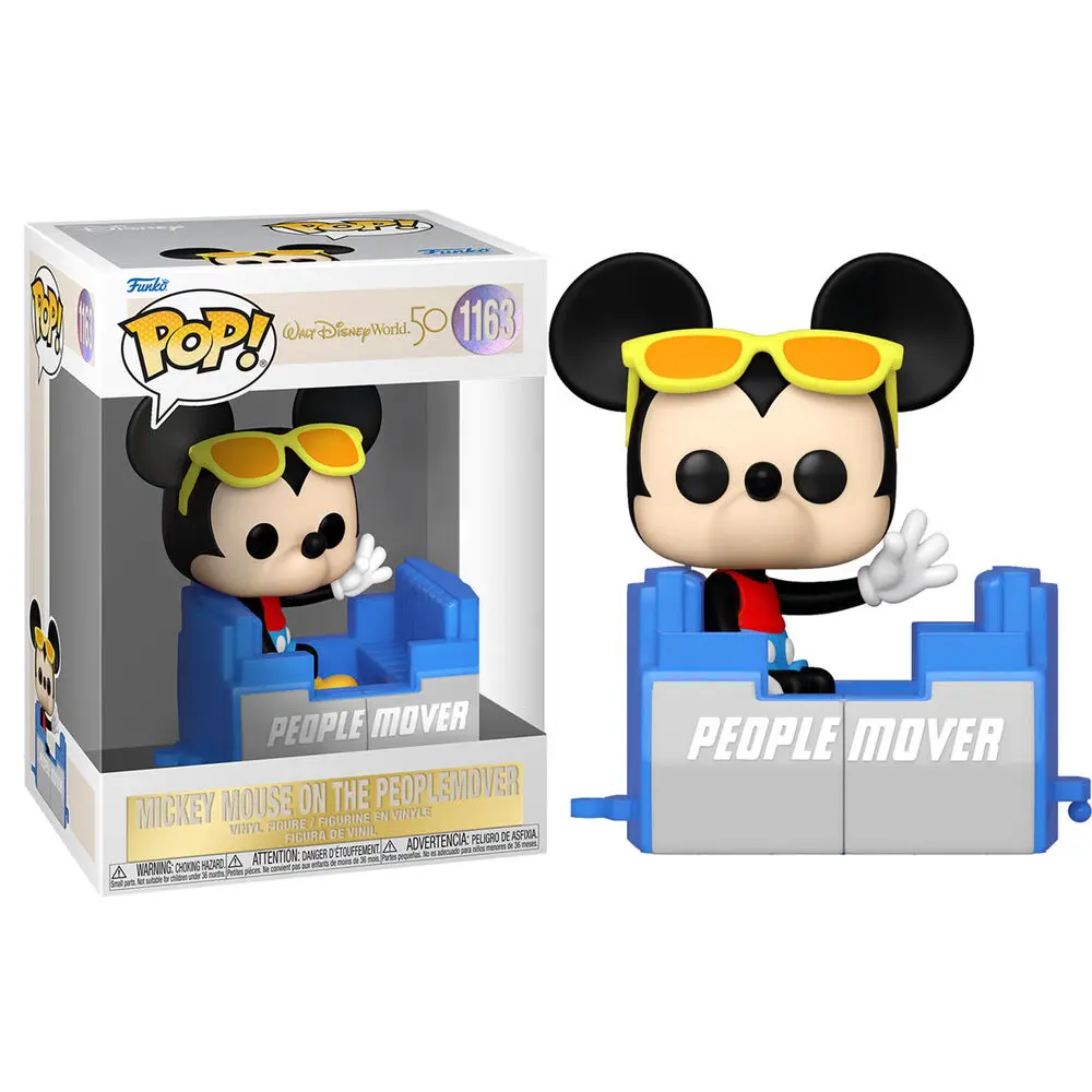 Walt Disney Word 50th Anniversary POP! Disney Vinyl Figure People Mover Mickey 9 cm product photo