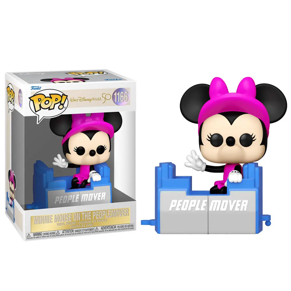 Walt Disney Word 50th Anniversary POP! Disney Vinyl Figure People Mover Minnie 9 cm product photo