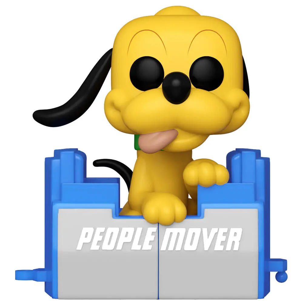 Walt Disney Word 50th Anniversary POP! Disney Vinyl Figure People Mover Pluto w/Balloon 9 cm product photo