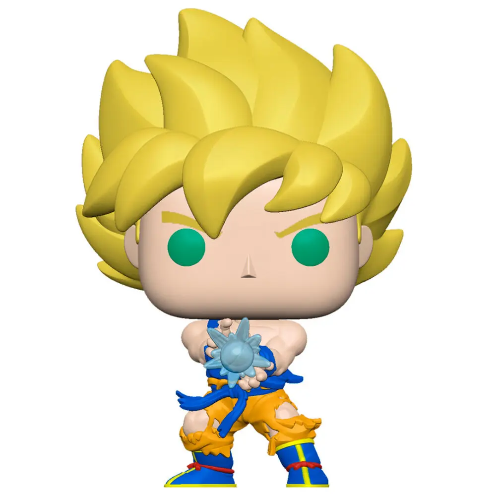 Dragon Ball Z POP! Animation Vinyl Figure SS Goku w/ Kamehameha Wave 9 cm termékfotó