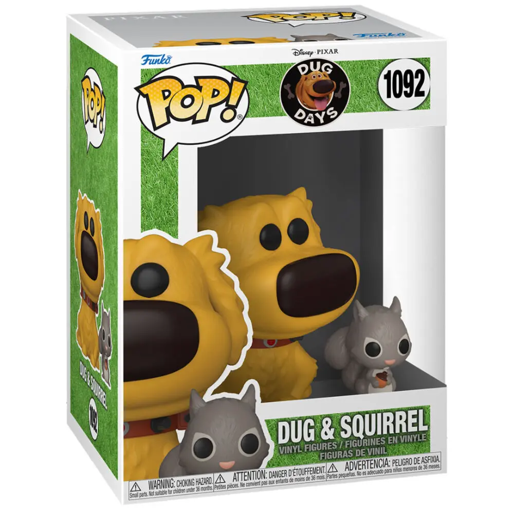 Dug Days POP & Buddy Disney Vinyl Figure Dug w/Squirrel 9 cm termékfotó