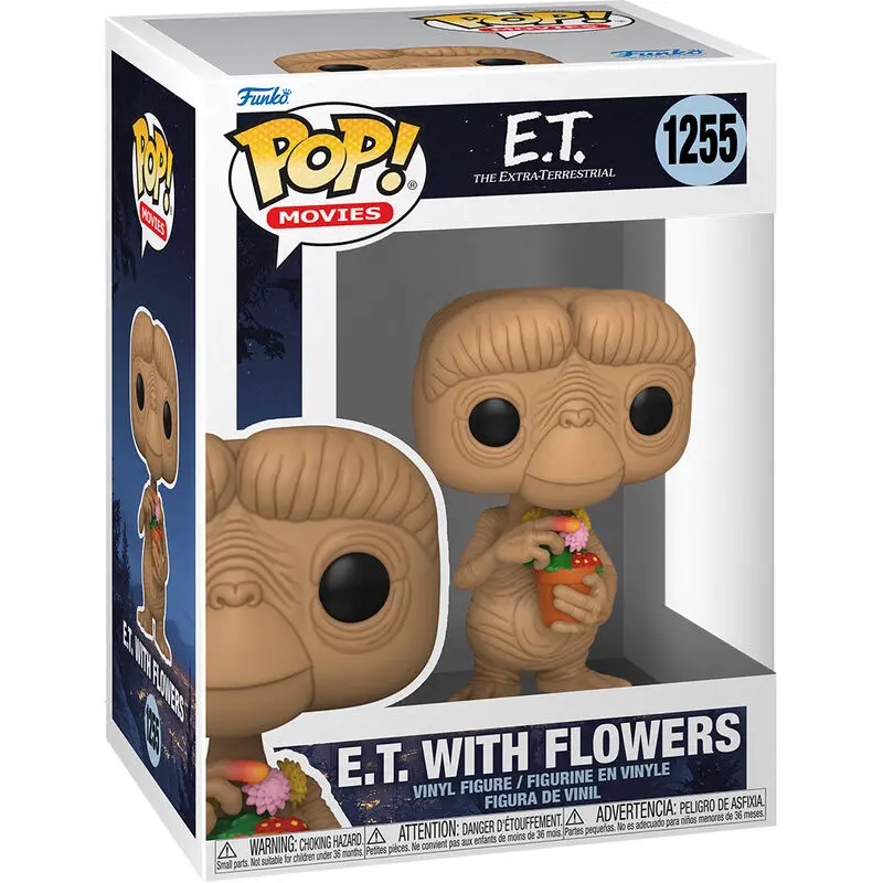 E.T. the Extra-Terrestrial POP! Vinyl Figure E.T. w/ flowers 9 cm termékfotó