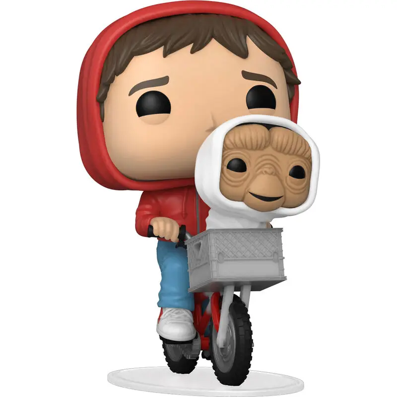 E.T. the Extra-Terrestrial POP! Vinyl Figure Elliot w/ET in Bike Basket 9 cm termékfotó