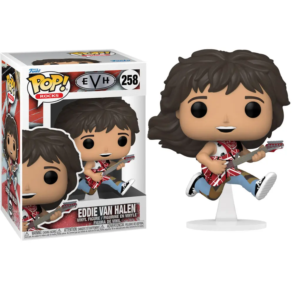 Van Halen POP! Rocks Vinyl Figure Eddie Van Halen with Guitar 9 cm product photo
