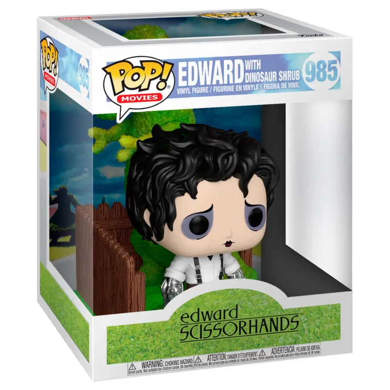 Edward Scissorhands POP! Deluxe Vinyl Figure Edward &amp; Dino Hedge 9 cm product photo