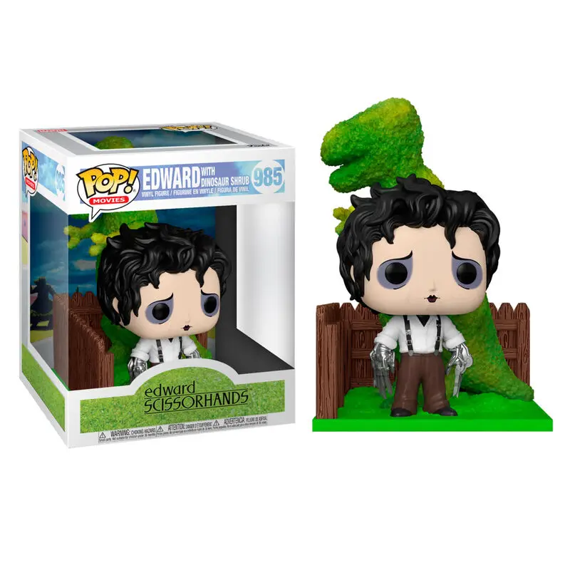 Edward Scissorhands POP! Deluxe Vinyl Figure Edward &amp; Dino Hedge 9 cm product photo