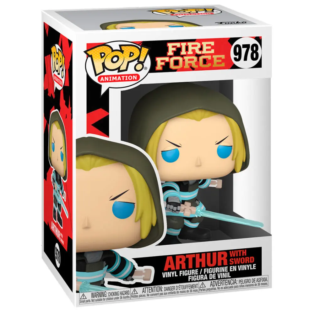 Fire Force POP! Animation Vinyl Figure Arthur w/Sword 9 cm termékfotó