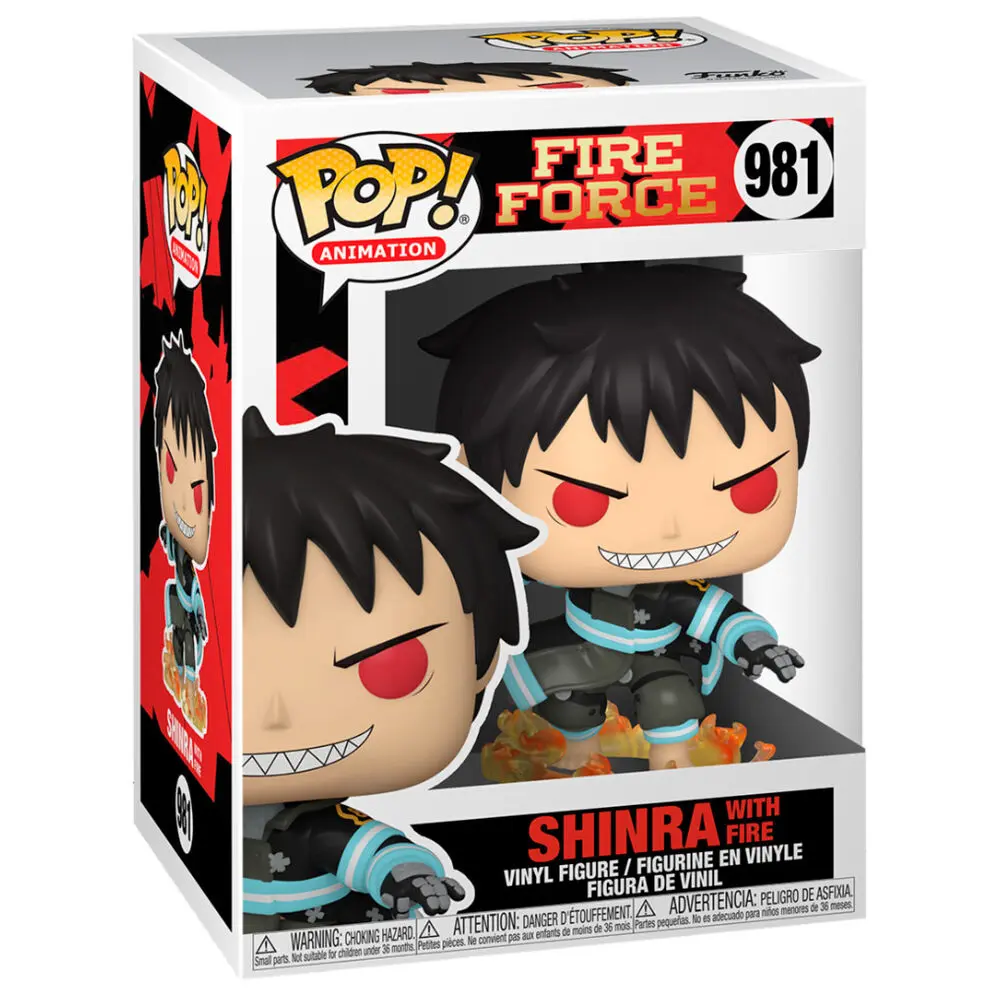 Fire Force POP! Animation Vinyl Figure Shinra w/Fire 9 cm product photo