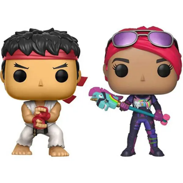 Fortnite POP! Games Vinyl Figures 2-Pack Ryu &amp; Brite Bomber 5 cm product photo