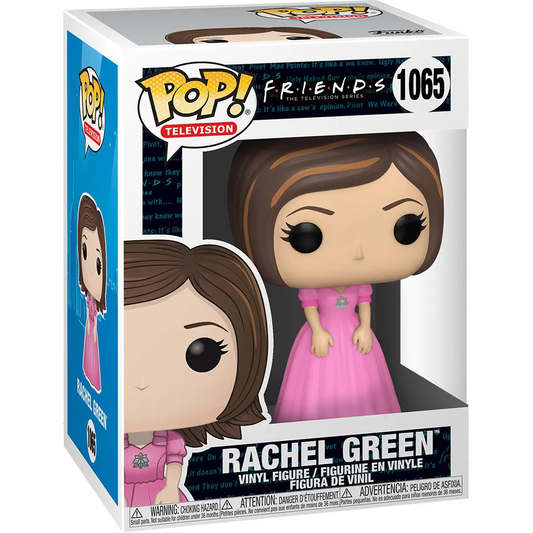 Friends POP! TV Vinyl Figure Rachel in Pink Dress 9 cm termékfotó